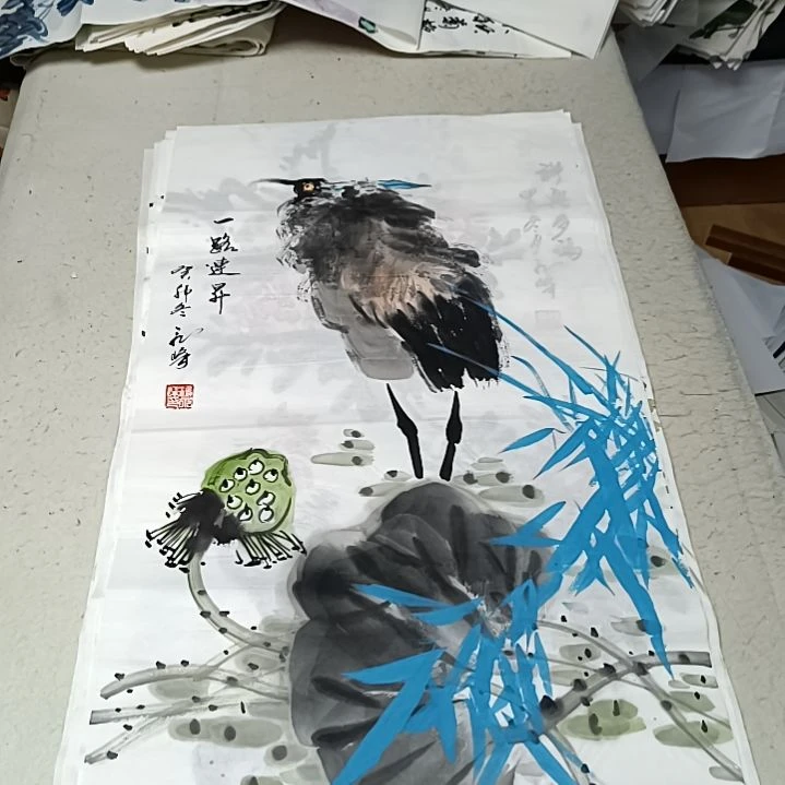 国画泰****鸡国画花鸟花鸟国画