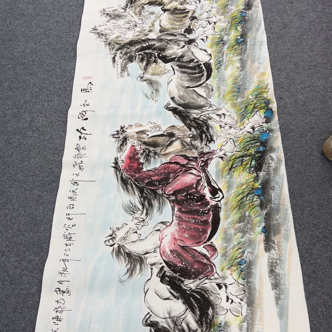 国画宣纸纯手绘字画