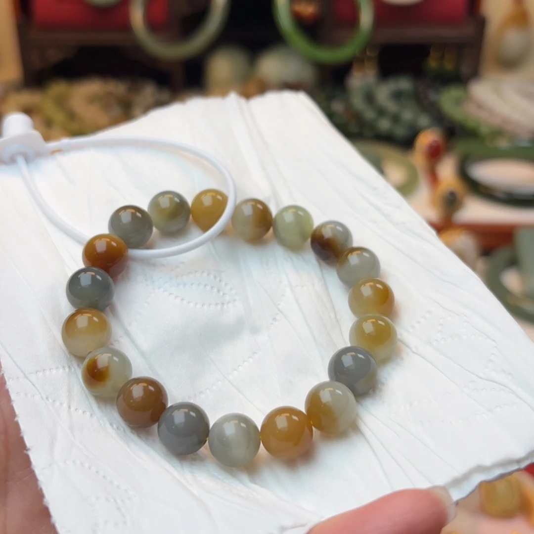 和田玉手串未镶嵌