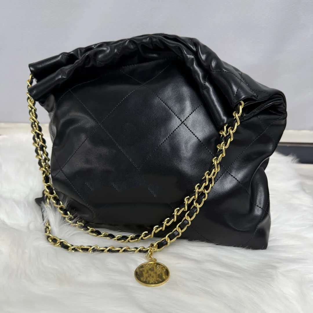 大麦定制单肩包（DM1184芯片版黑色金标）