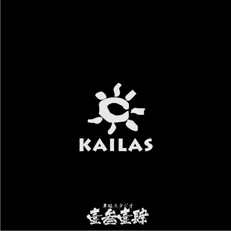 适用于KAILAS凯乐石车贴户外露营登山滑雪越野后窗玻璃三角窗车贴