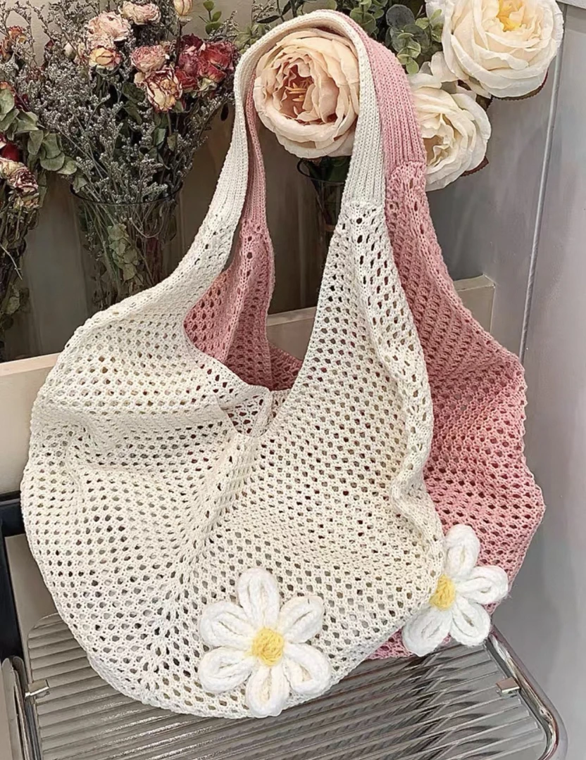 夏季慵懒编织大包包女士2025新款网红流行百搭托特包大容量沙滩包