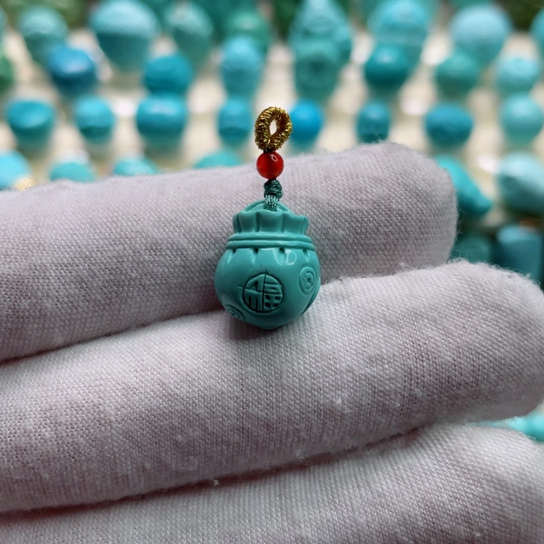 绿松石珠宝奇石未镶嵌