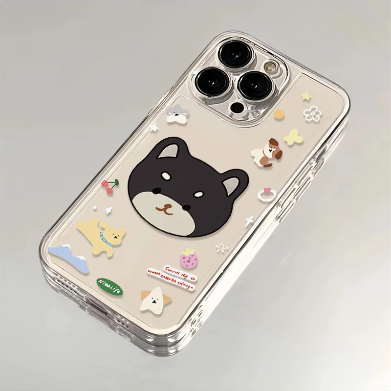 可爱小狗适用苹果iPhone16promax14小米15华为P70手机壳太空12MT