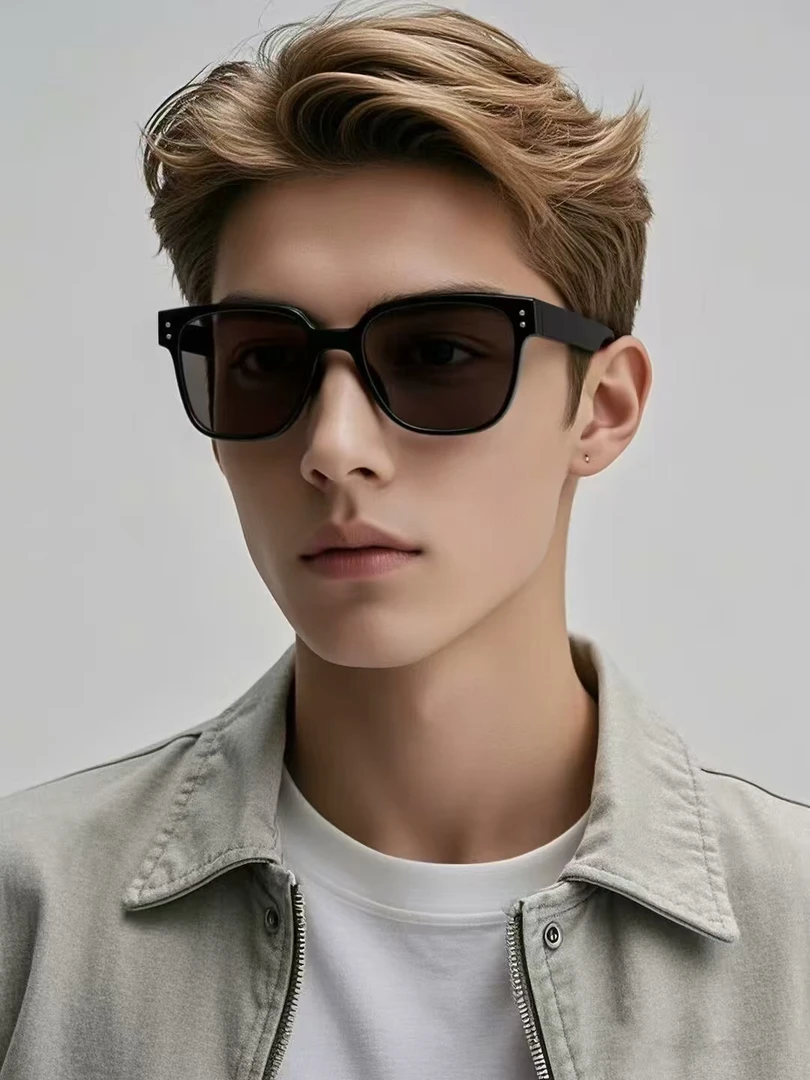 【胜华优选】若昀同款GM高级感防紫外线墨镜-18383