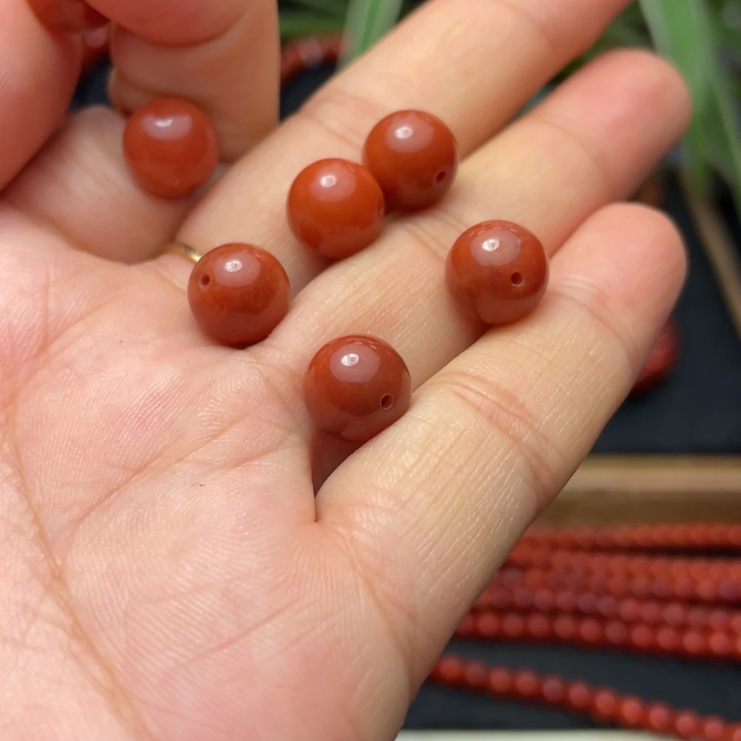 【闪购商品】南红玛瑙原矿单珠9多样性发1未镶嵌