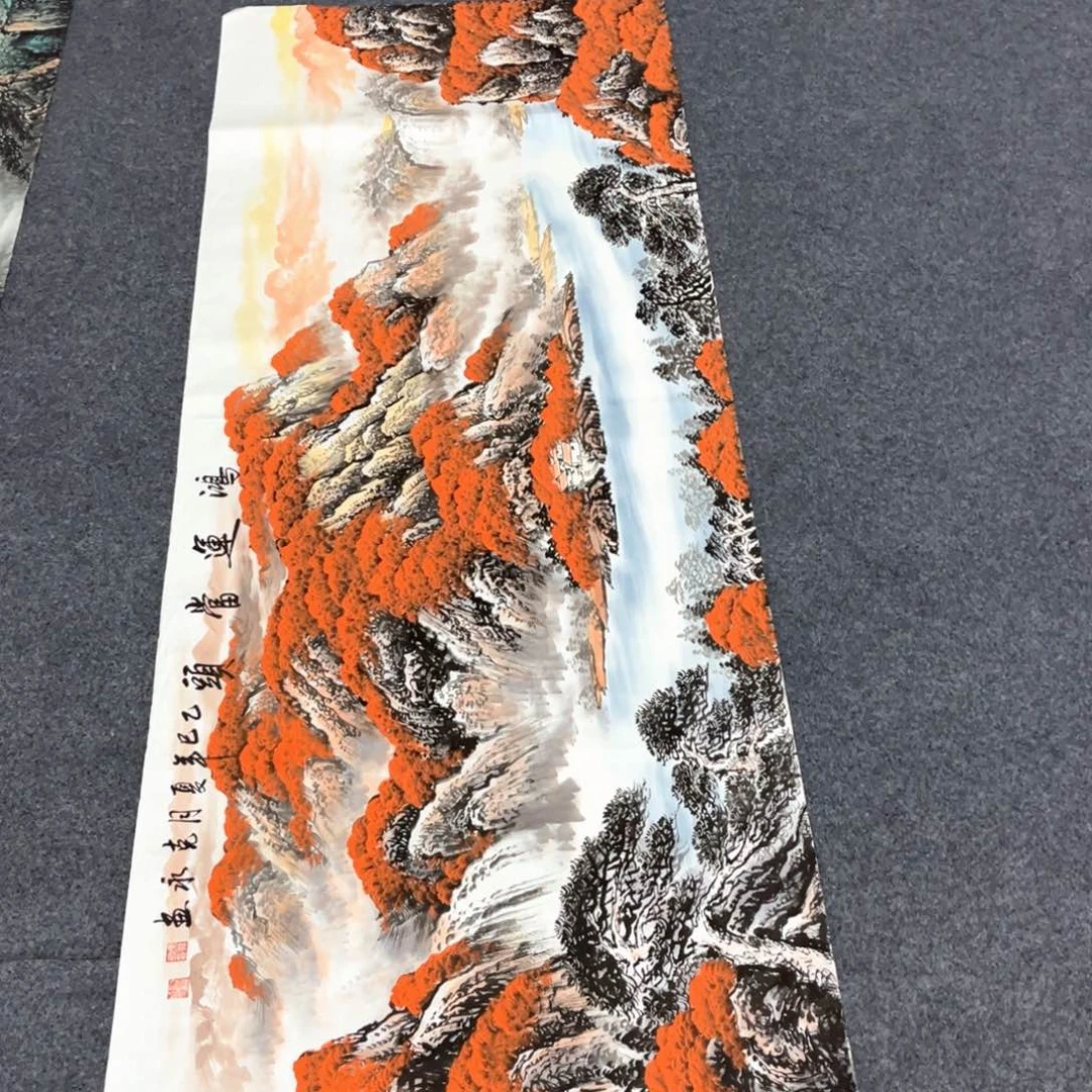 国画国画作品老师手绘