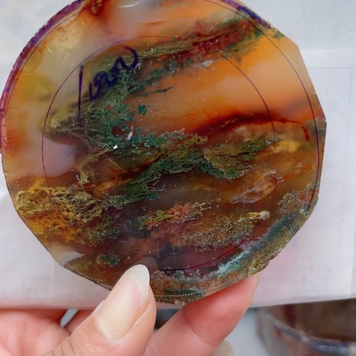 定制玛瑙简*定制水草玛瑙手镯