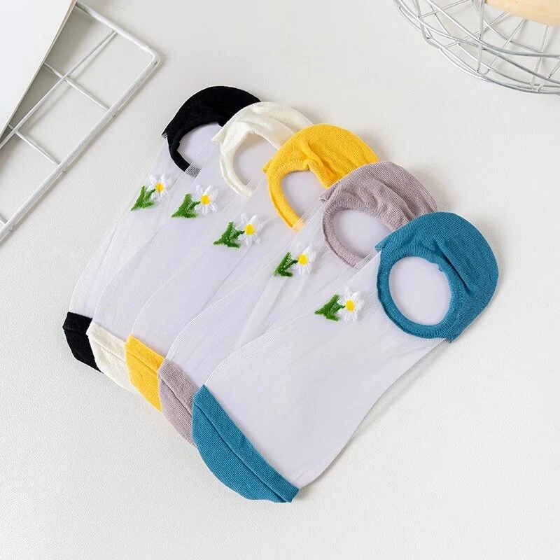 【5双独立包装】亲肤透气短袜隐形船袜女士夏季薄款短筒吸汗