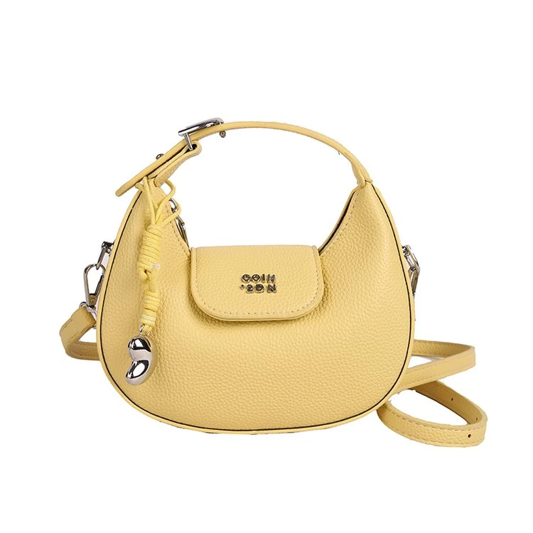 A单肩苹果包韩版欧美风拉链潮流网红单肩包斜挎式纯色