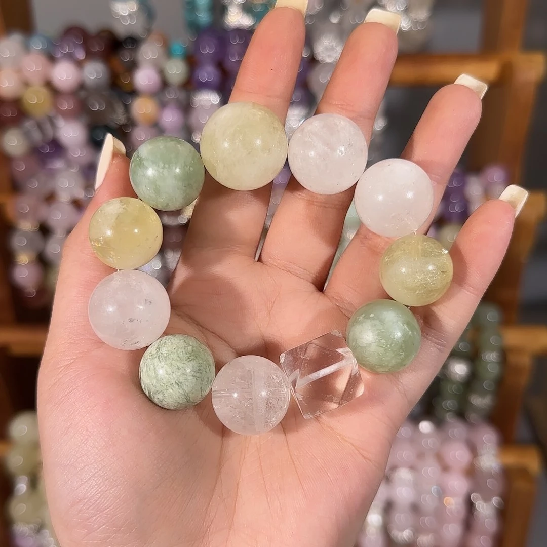 烟晶手链未镶嵌哈哈