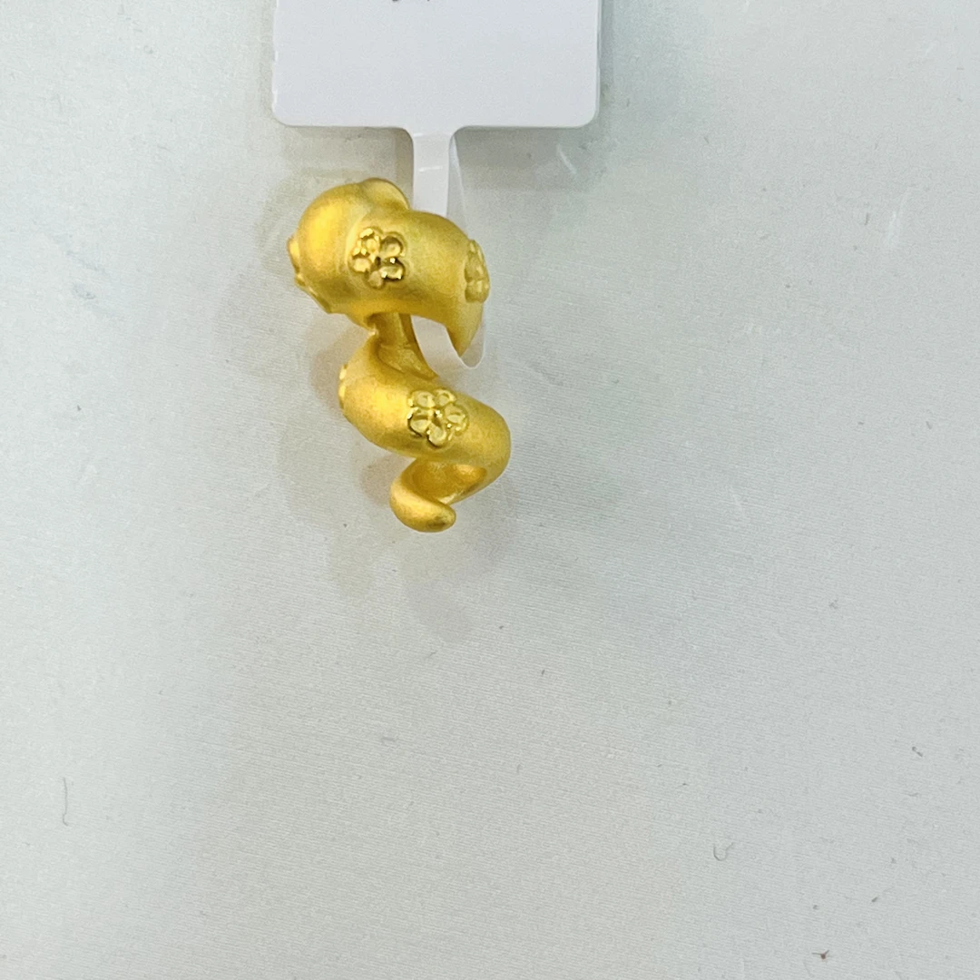 （夏夏专享）足金999饰品 小蛇吊坠 1.49 GP