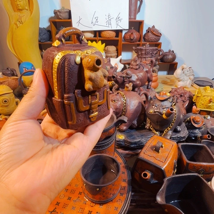 无***乐紫砂茶壶纯手工制作过程就是