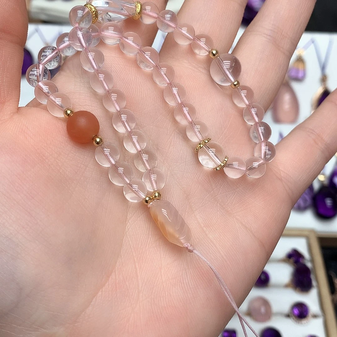 芙蓉石珠宝半成品未镶嵌福利款手机挂件