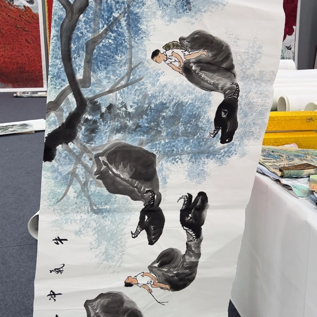 国画事事顺心如意万事如意万事如意