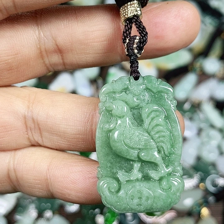 翡翠未镶嵌颈饰天然翡翠玉A货配证书