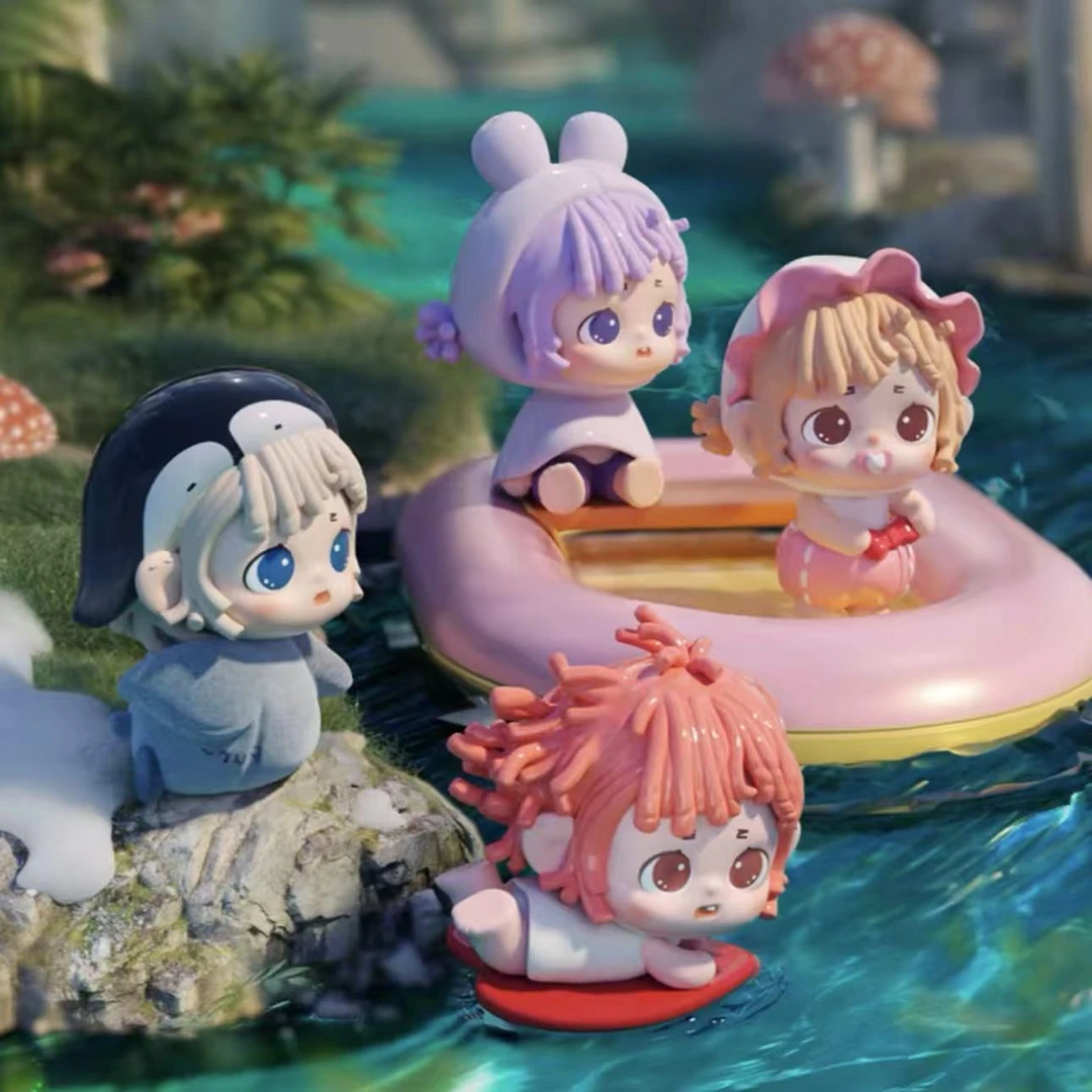 寻宝星图 黑玩mini 太可爱了 萌粒潮玩公仔摆件可钥匙扣