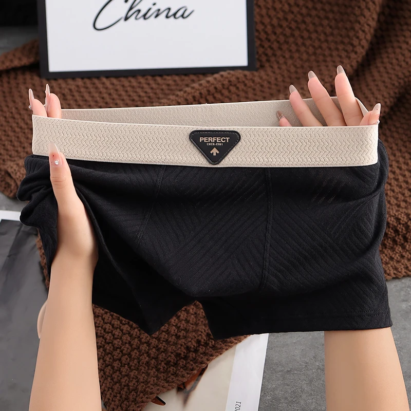 青年透气男款四角短裤衩新款棉质男士内裤男生舒适男式运动平角裤