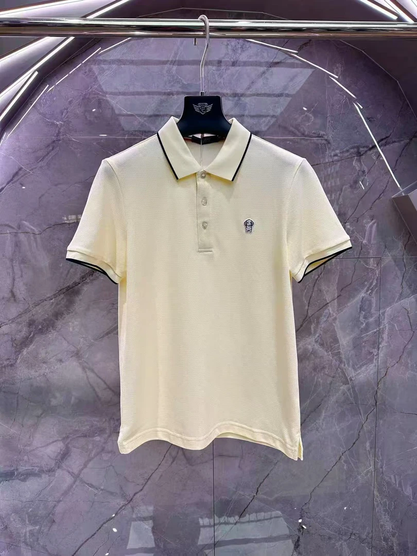 新款高端男士翻领针织轻奢上衣Polo衫16161