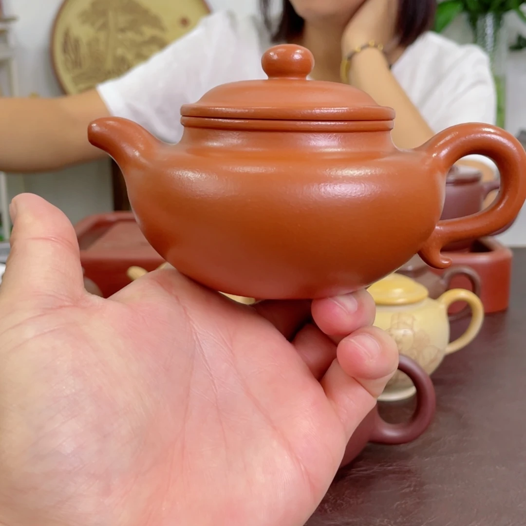 紫砂茶壶仿古 朱泥