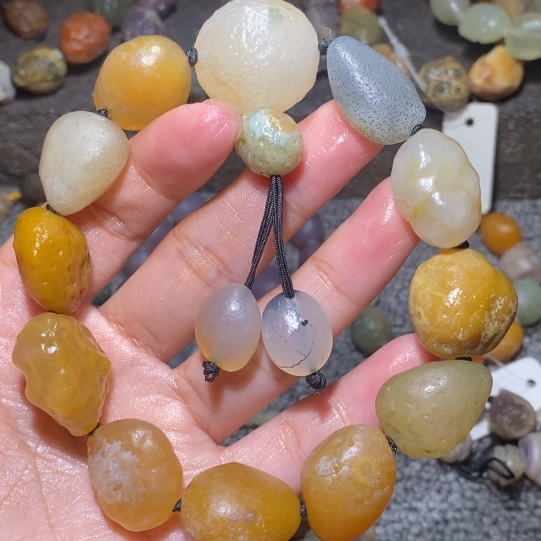 未镶嵌玛瑙/玉髓珠宝半成品