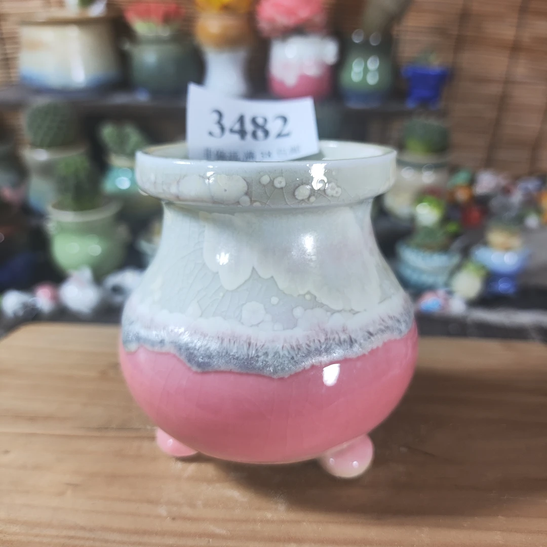 口5高7,3482手工创意多肉花盆摆件迷你多景德镇纯手工制做