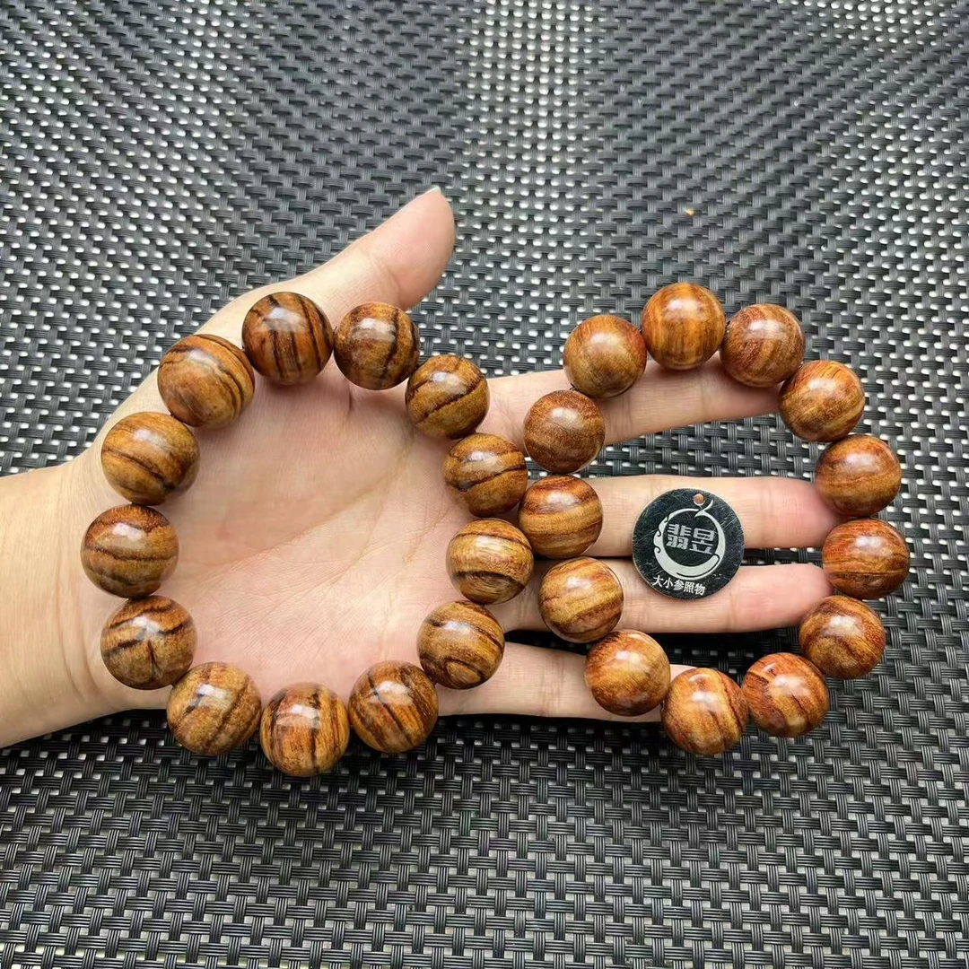 翡昱-N22-18071-黄花梨手串/约17+/约13颗/多样性发其一