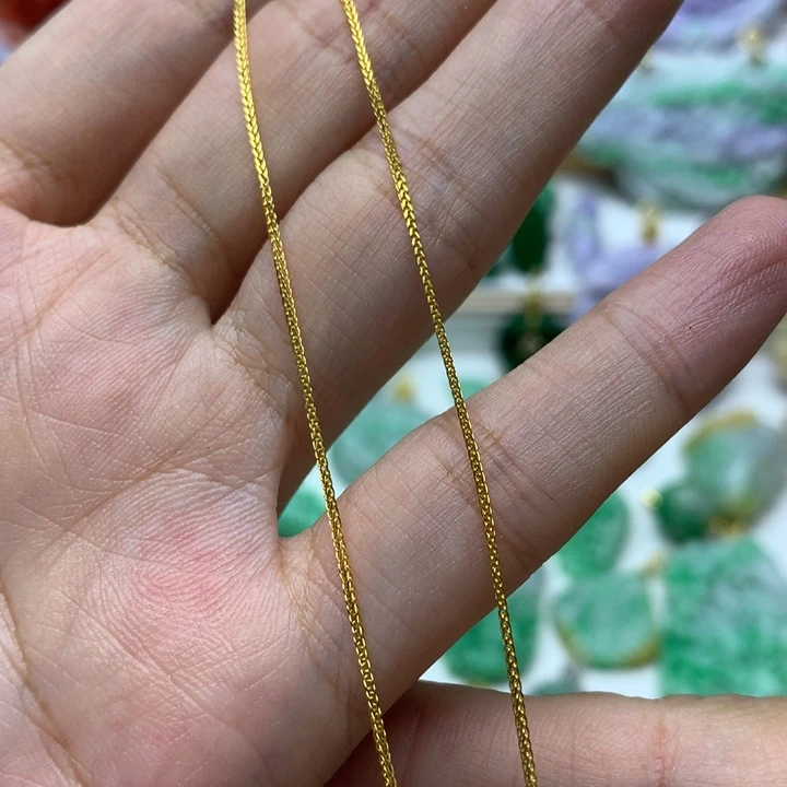 颈饰未镶嵌翡翠正翡翠