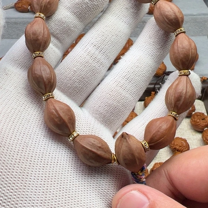 手串橄榄核橄榄核雕工艺制作