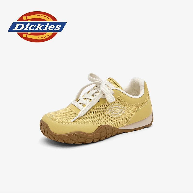 Dickies3.5公分增高德训鞋学生板鞋夏女鞋网面青少年儿童厚底鞋子