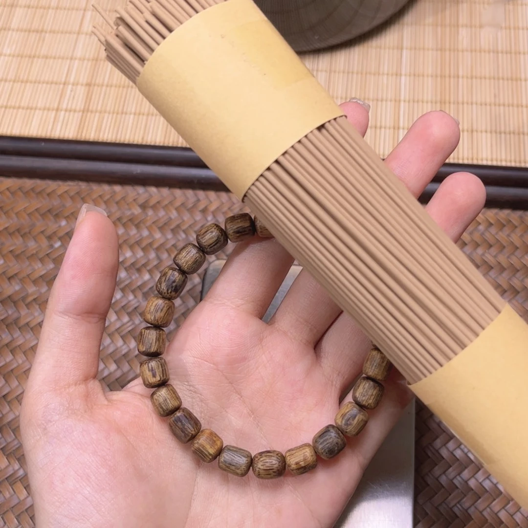 香榧木云**野海南莺歌绿随行手串4.8克