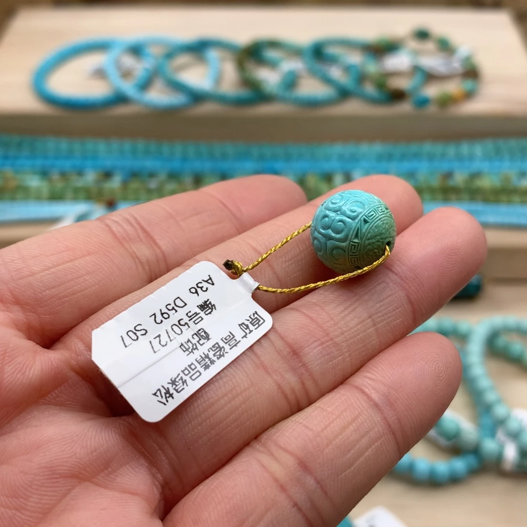 绿松石珠宝奇石未镶嵌