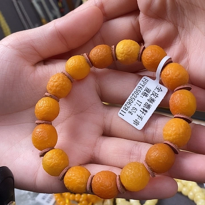 裸石琥珀未镶嵌手串