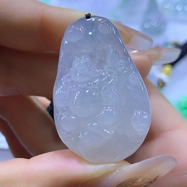 翡翠未镶嵌颈饰天然翡翠A货吊坠