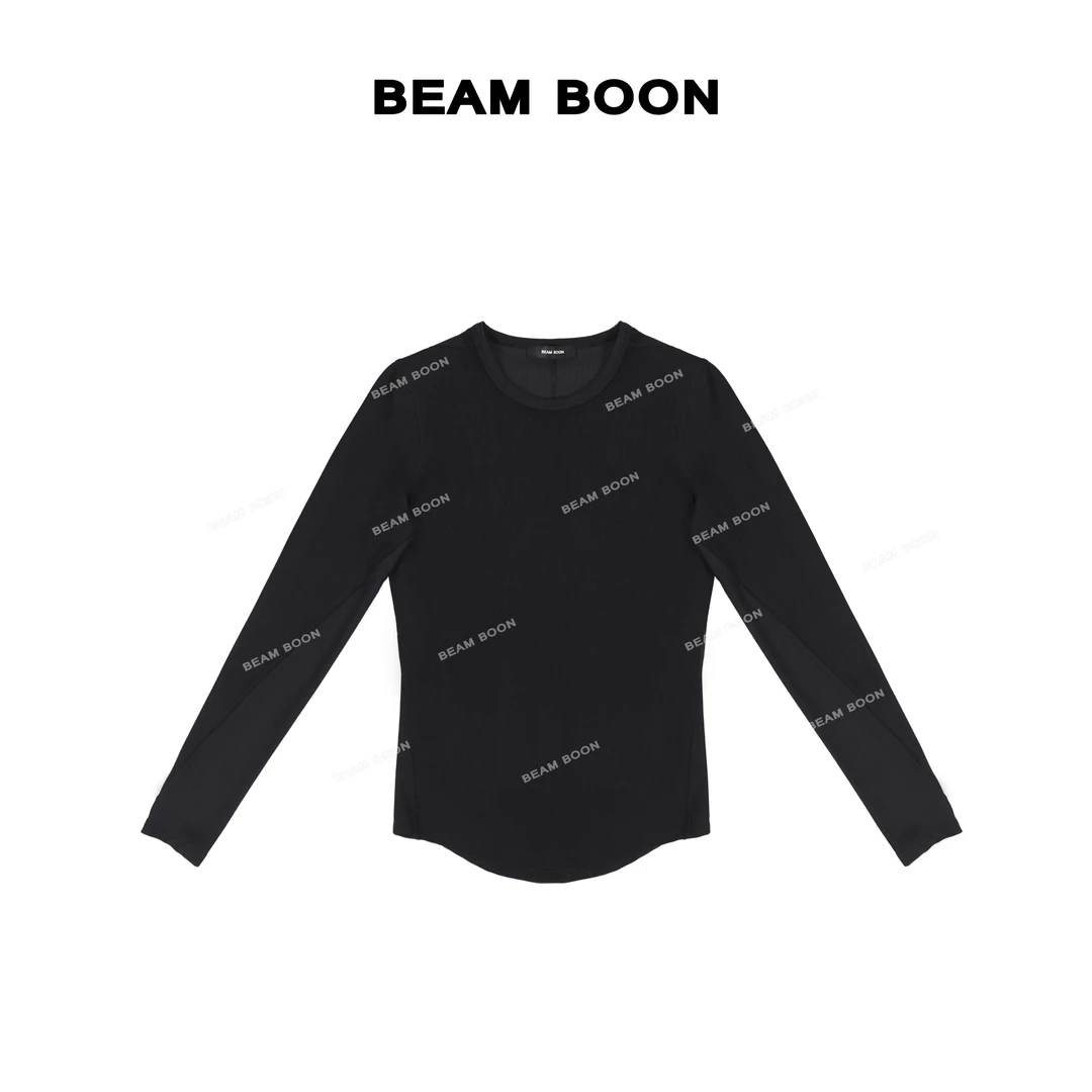 Beam Boon |【塑造线条】Lu*高弹轻盈吸湿透气运动健身瑜伽长袖上衣