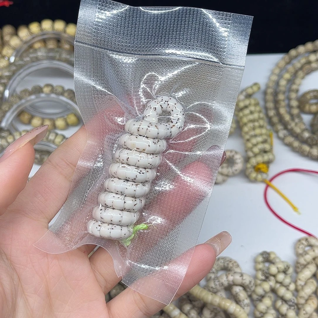 菩提籽类卡6原生态原白大肠长串