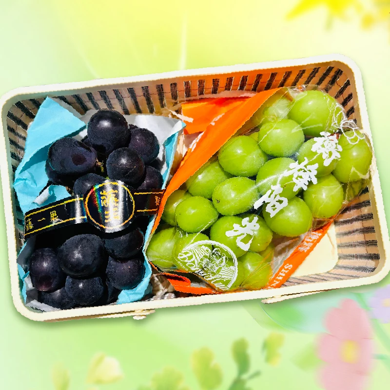 【水果礼盒】辽峰葡萄+阳光玫瑰中 约1.1kg