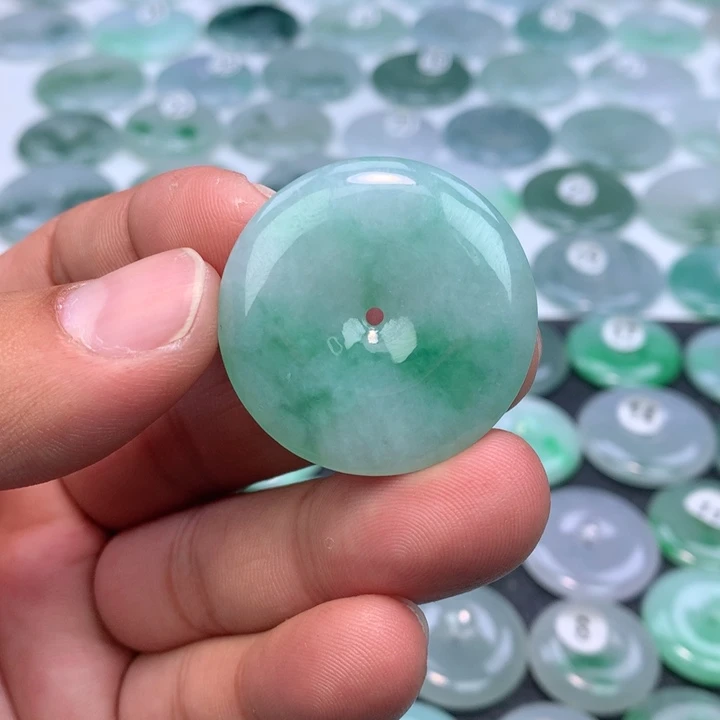 颈饰未镶嵌翡翠缅甸天然A货翡翠33.8-6.0