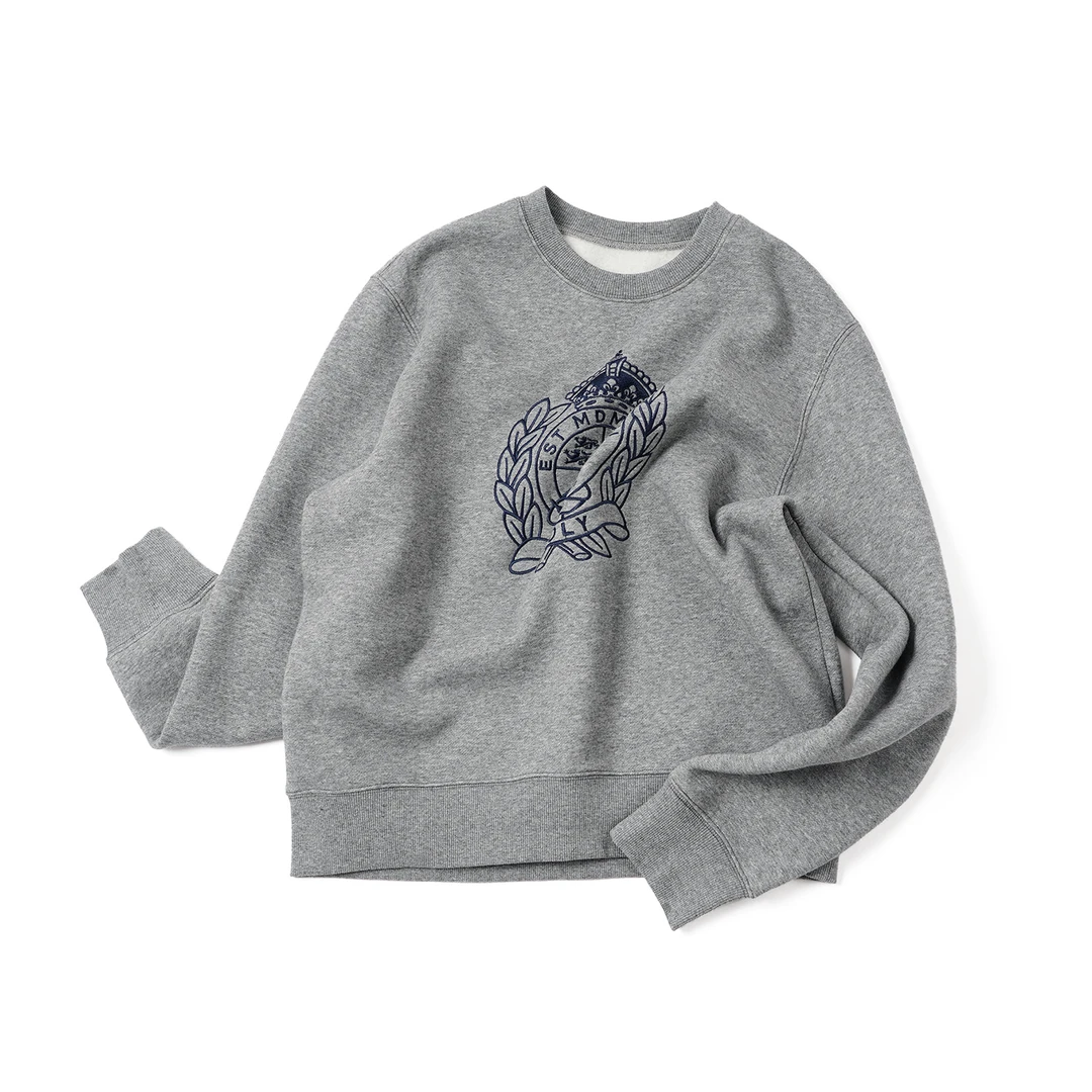 【加绒圆领刺绣卫衣】WY511F0063