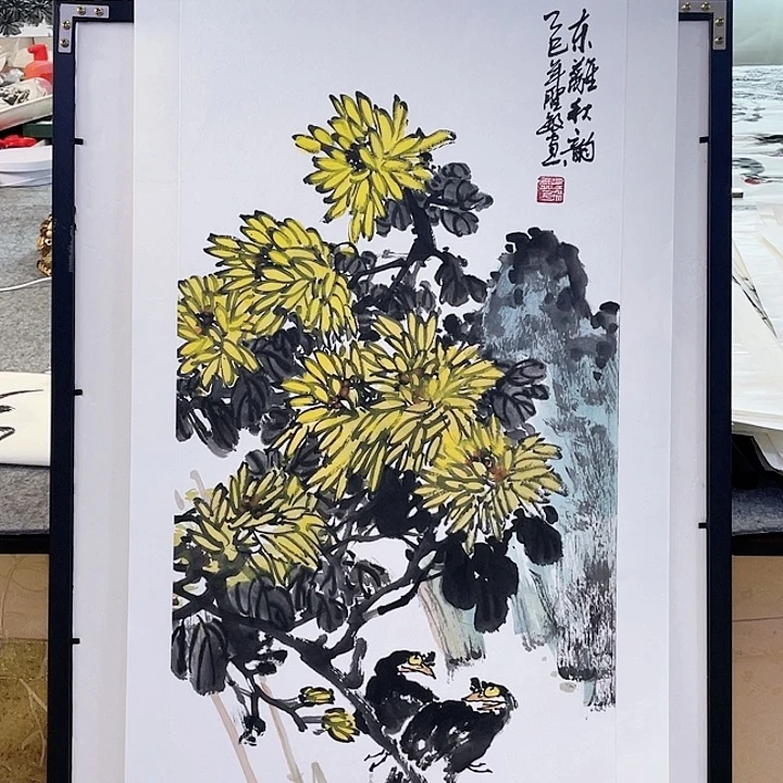 国画张圣敏先生纯手绘作品