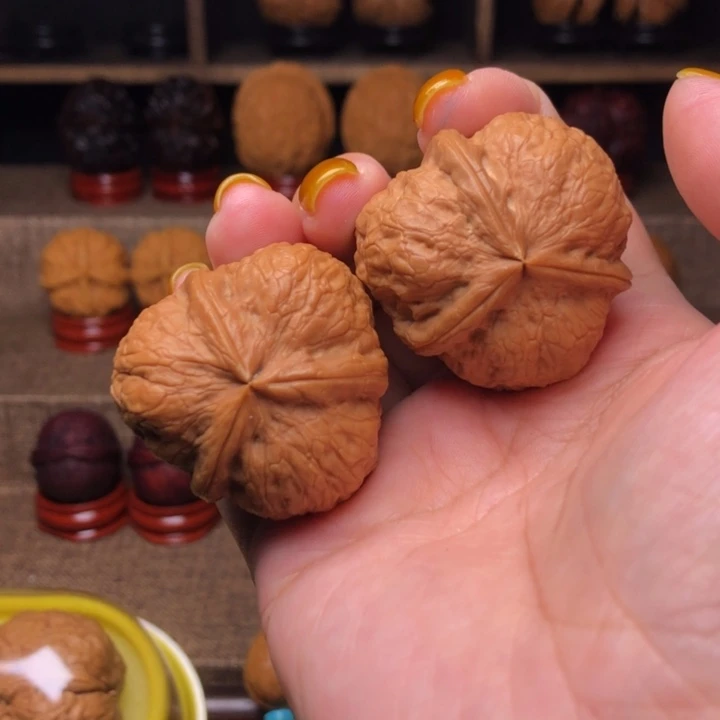 把件橄榄核10三星抱月36尺