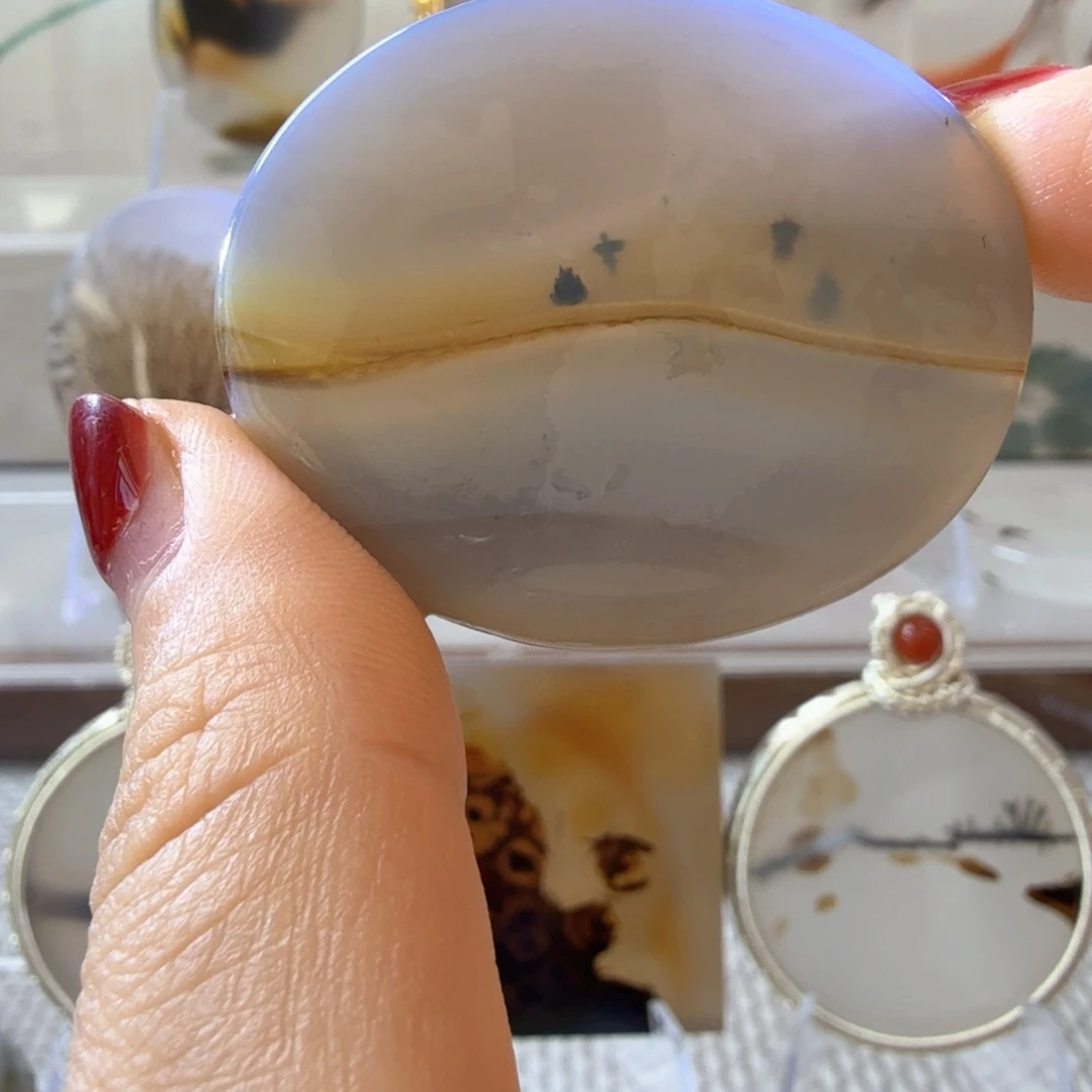 未镶嵌吊坠(不含链)玛瑙/玉髓30