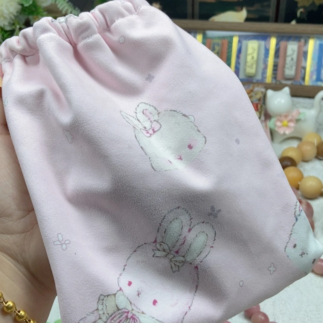 菩提根/象牙果手串麂皮收纳袋 微瑕