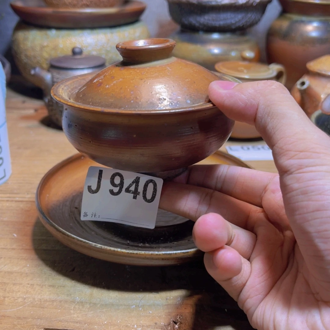 纯手工制作工艺（柴烧）裸烧纯手工制作柴烧940