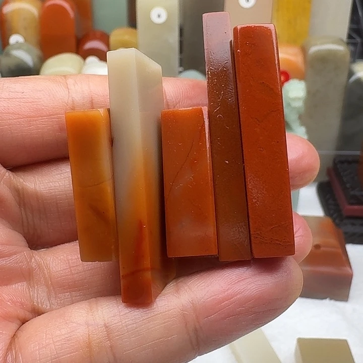 禎***堂印石寿山石老挝石牌子
