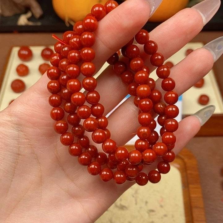 南红玛瑙南红单颗合金