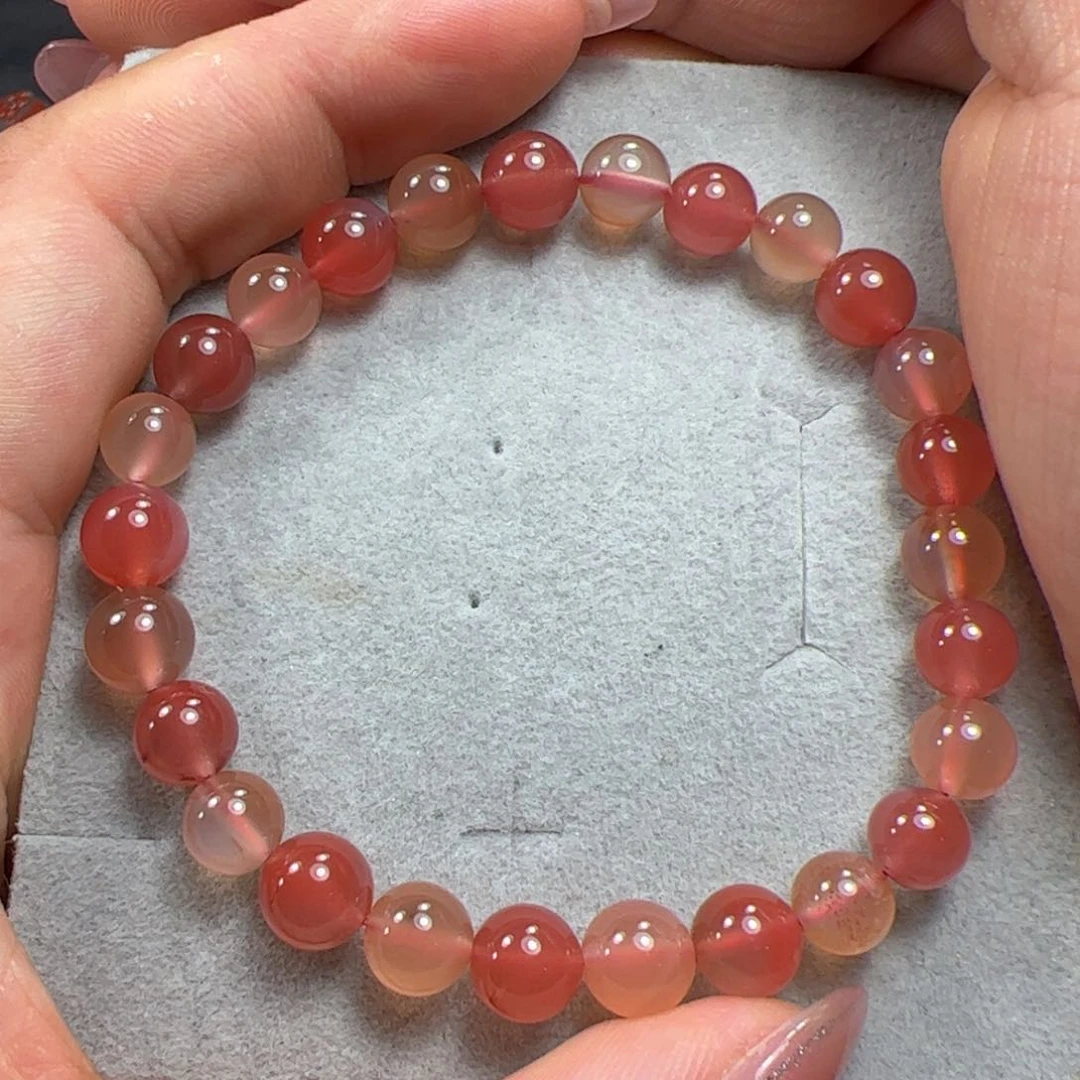 南红玛瑙手串未镶嵌