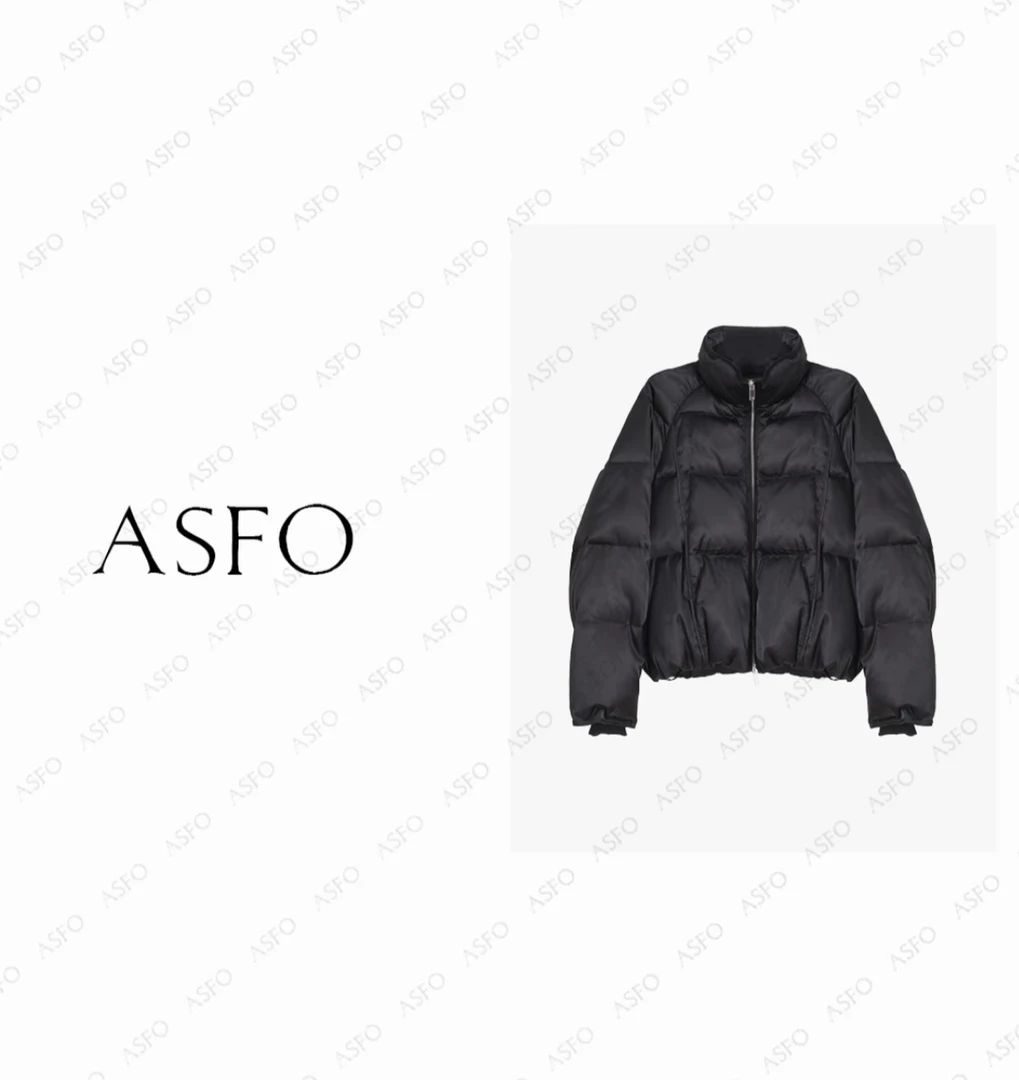 【AS冷夜】铭顺新定制真丝立领极简新国标90白鹅绒服AS25DYRF00675