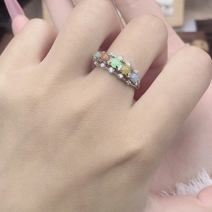 翡翠未镶嵌戒指09