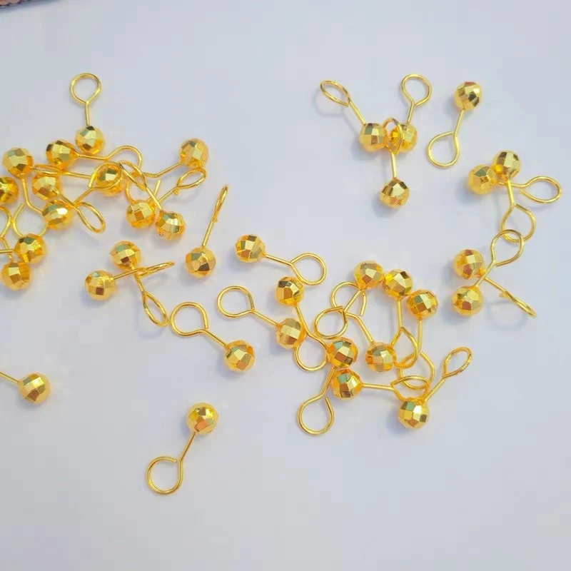 老鳯凰   XM266稀缺独家版高定镀K金CNC工艺耳钉地球珠